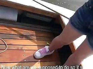 Perky tits cute honey fucked on a boat