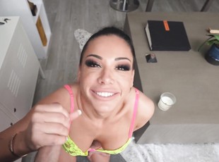 Closeup homemade POV video of sexy Gianna Grey getting fucked