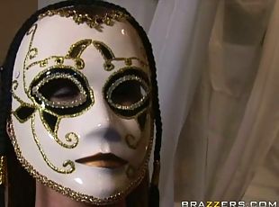 A lot of sexy busty chicks in masks are ready for sexual play!